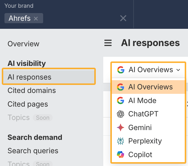 AI Preview Ahrefs